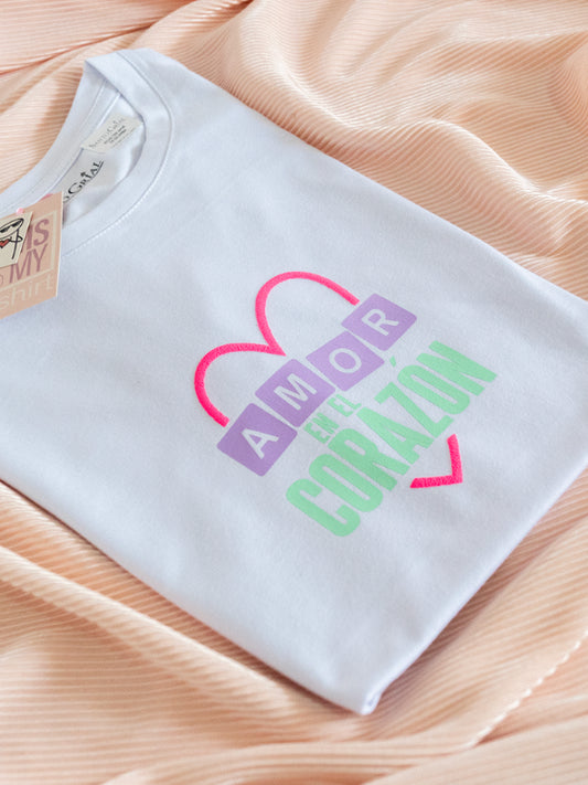 Camiseta Amor en el Corazón