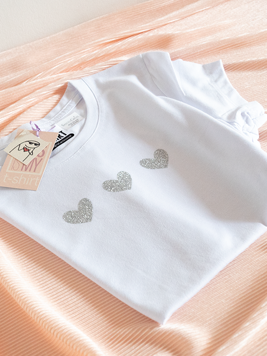 Camiseta Amor Plateado