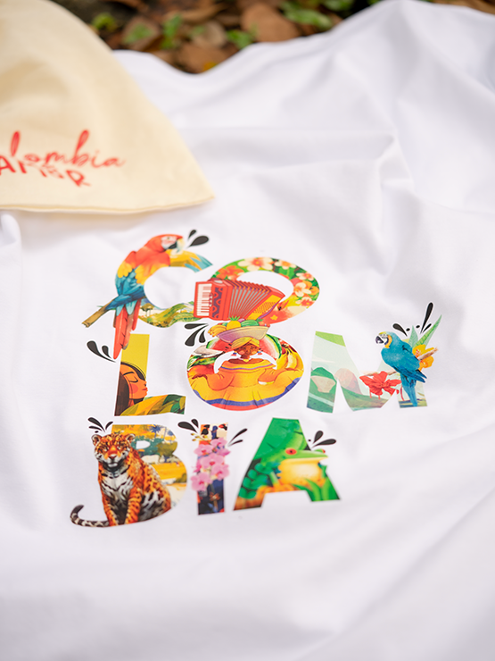 Kit Camiseta Colombia es Amor