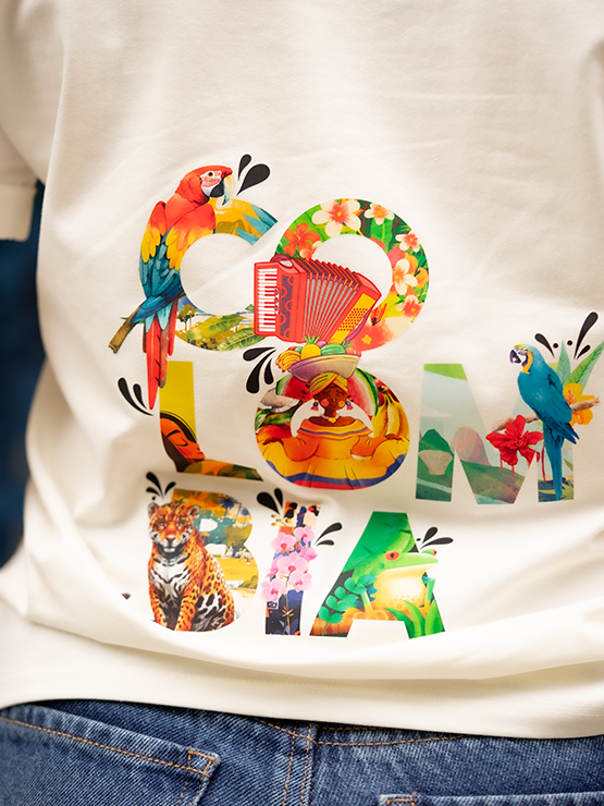 Kit Camiseta Colombia es Amor
