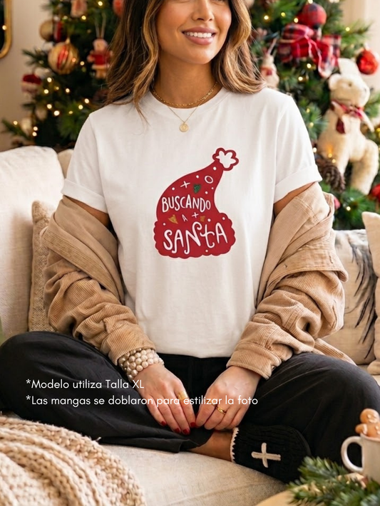 Camiseta Buscando a Santa