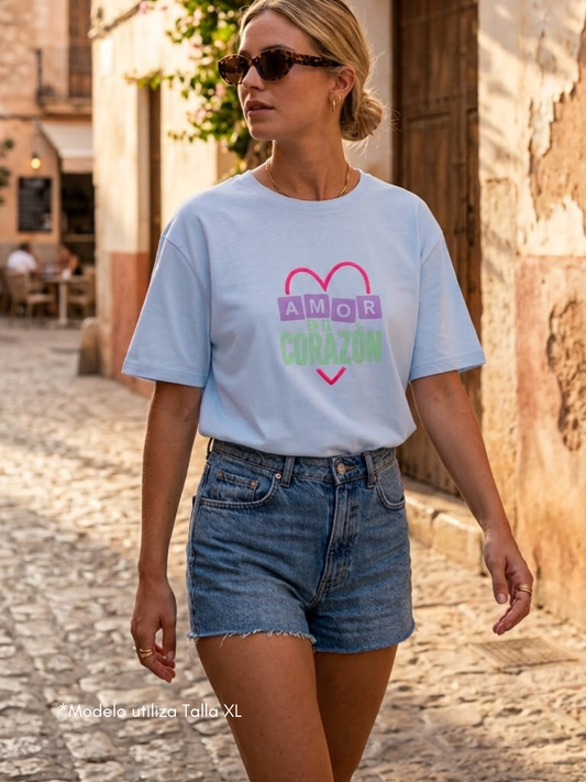Camiseta Amor en el Corazón