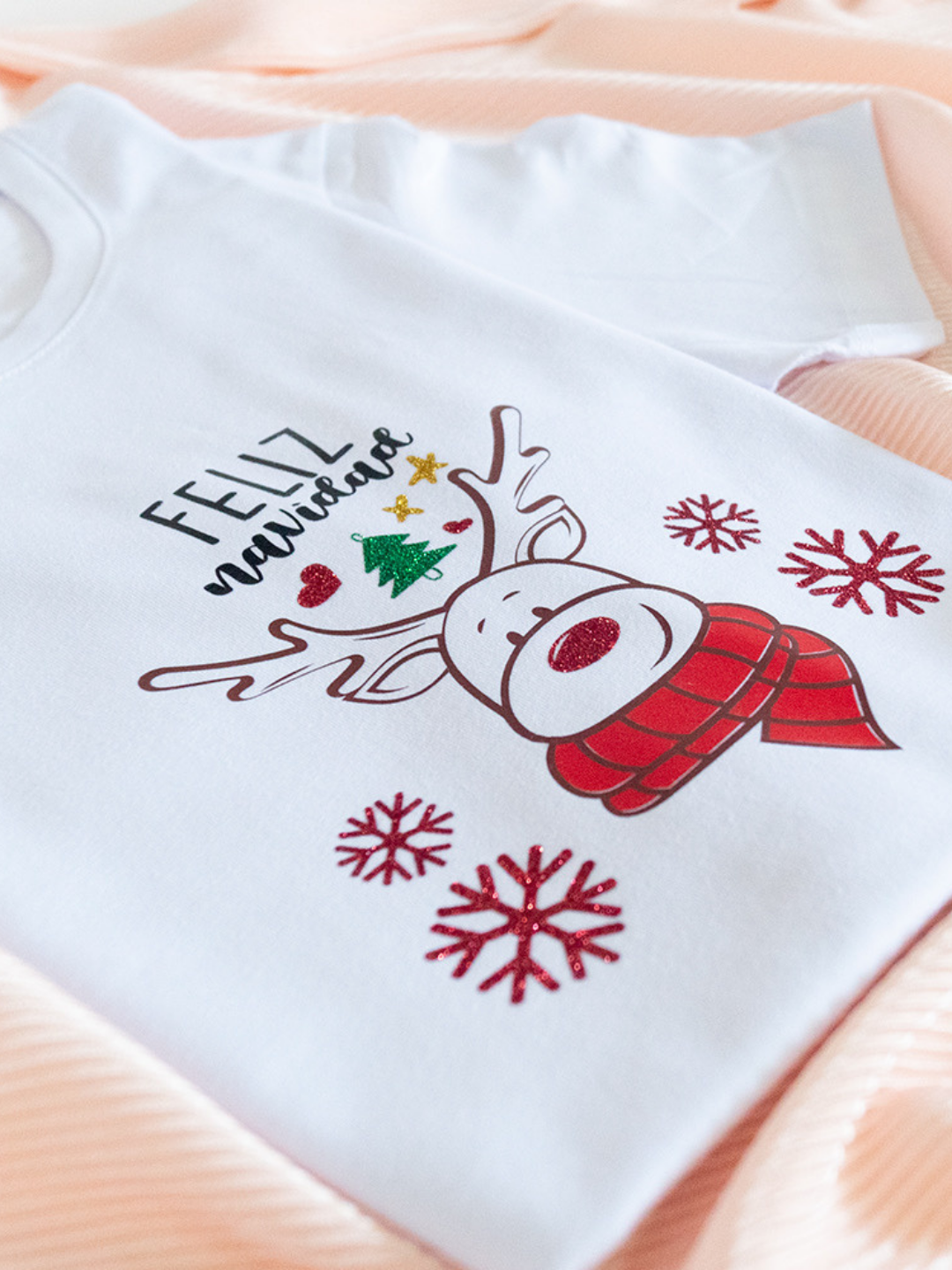 Camiseta Reno Navideño