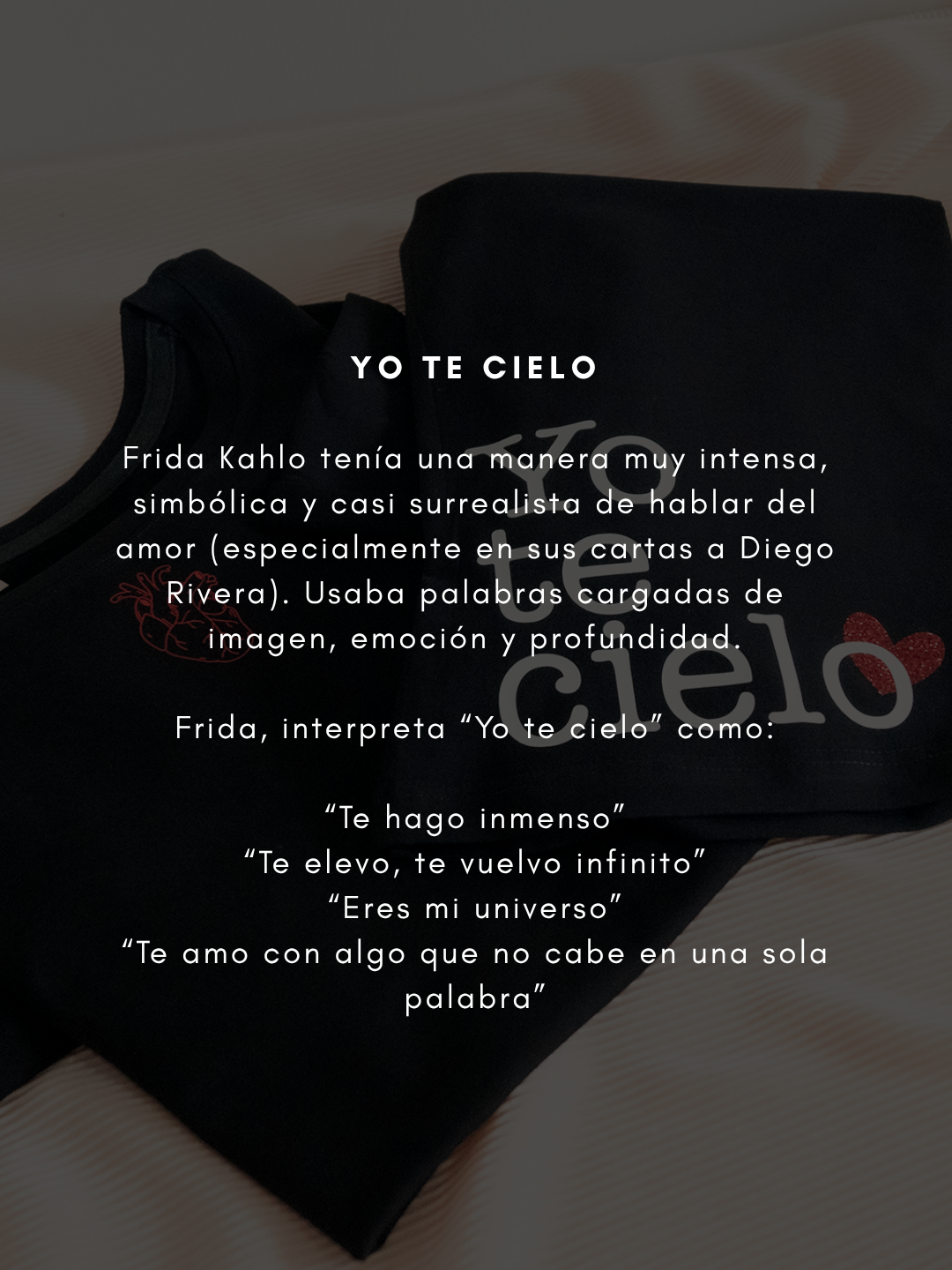 Camiseta Yo Te Cielo