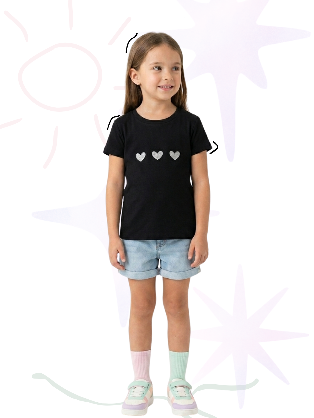 Camiseta Niña Tres Latidos