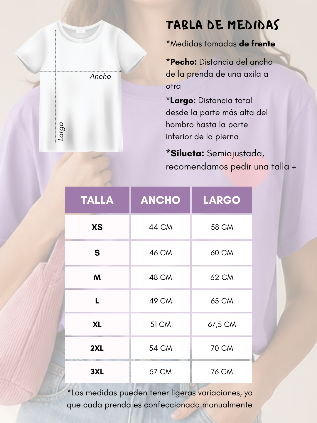 Camiseta Lila Encanto