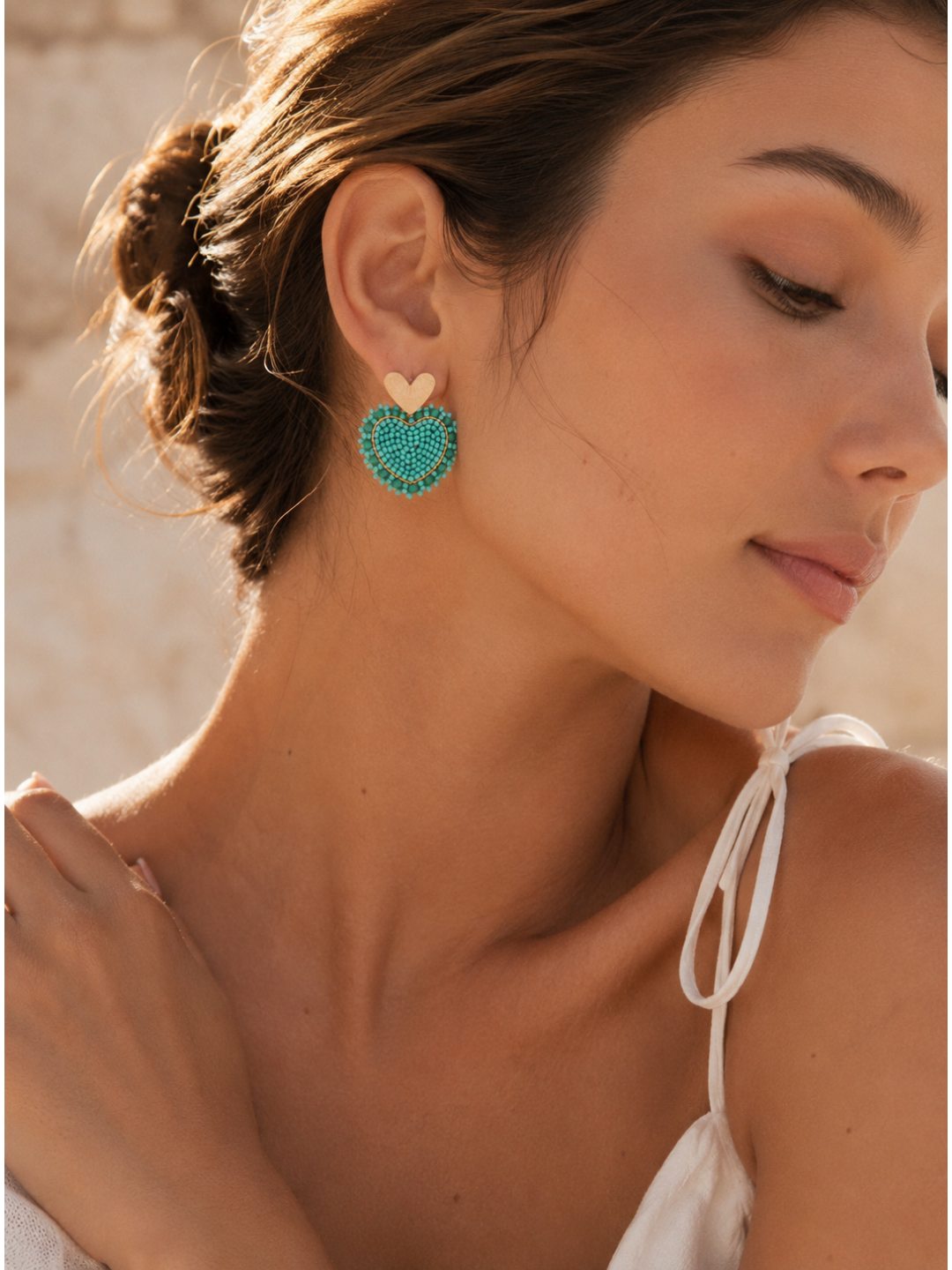 Aretes Amor Menta
