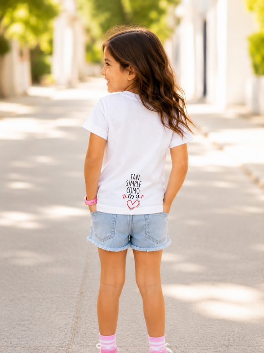 Camiseta Niña Esencia de Amor